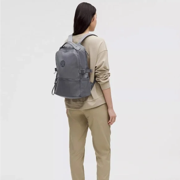 Lululemon New Crew Backpack 22L Updated- Solar Grey
